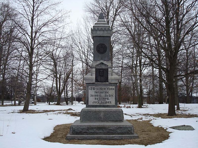 Monument 126th New York Infantry #1