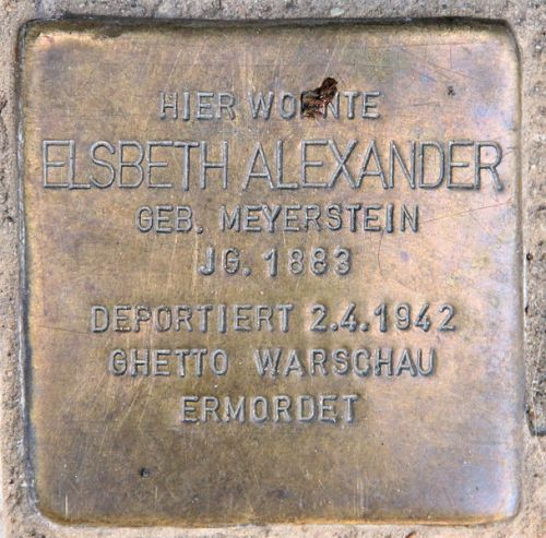 Stolpersteine Joachim-Friedrich-Strae 20 #1