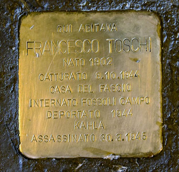 Stolperstein Via I Maggio 2 #1