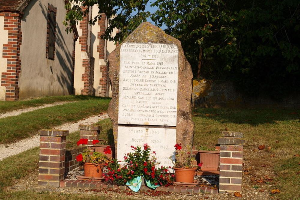 War Memorial Saint-Denis-sur-Ouanne