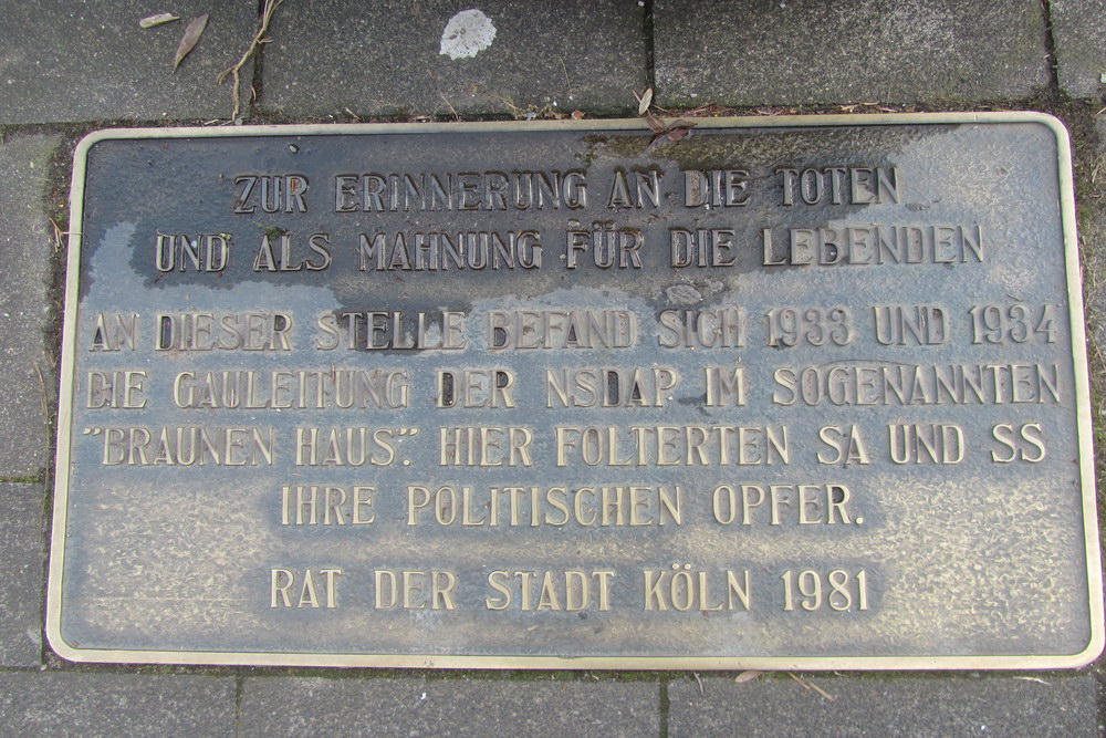 Memorial stone Mozartstrasse 28 #1