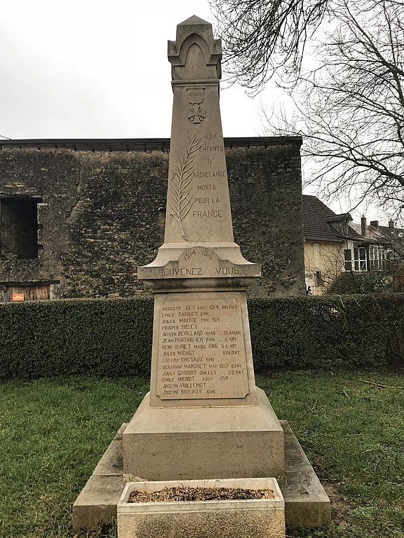 Monument Eerste Wereldoorlog Archelange #1