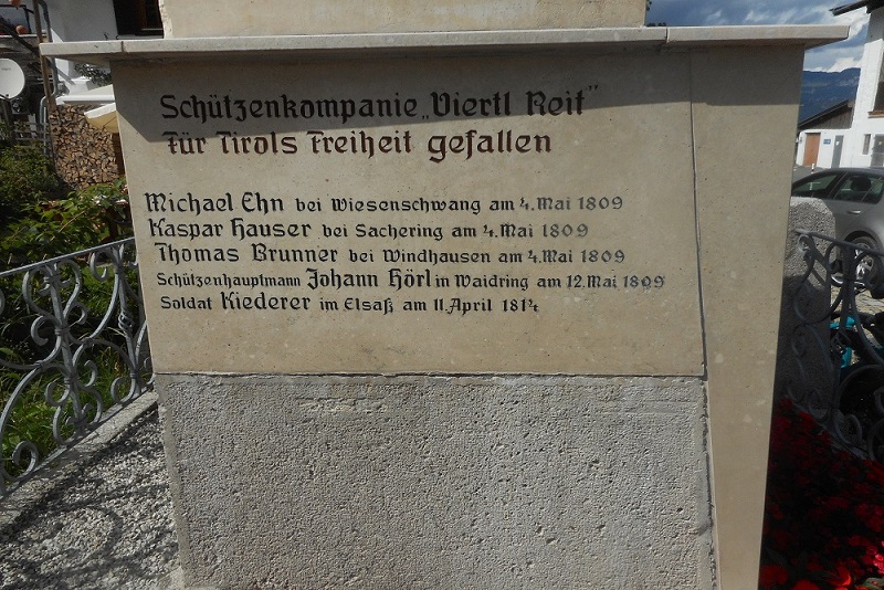 Oorlogsmonument Reith bei Kitzbühel #2