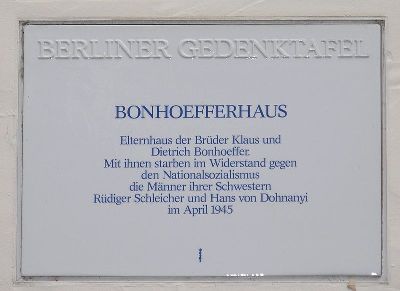 Bonhoeffer Residence #2