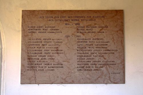 Oorlogsmonument Niederarnsdorf #1