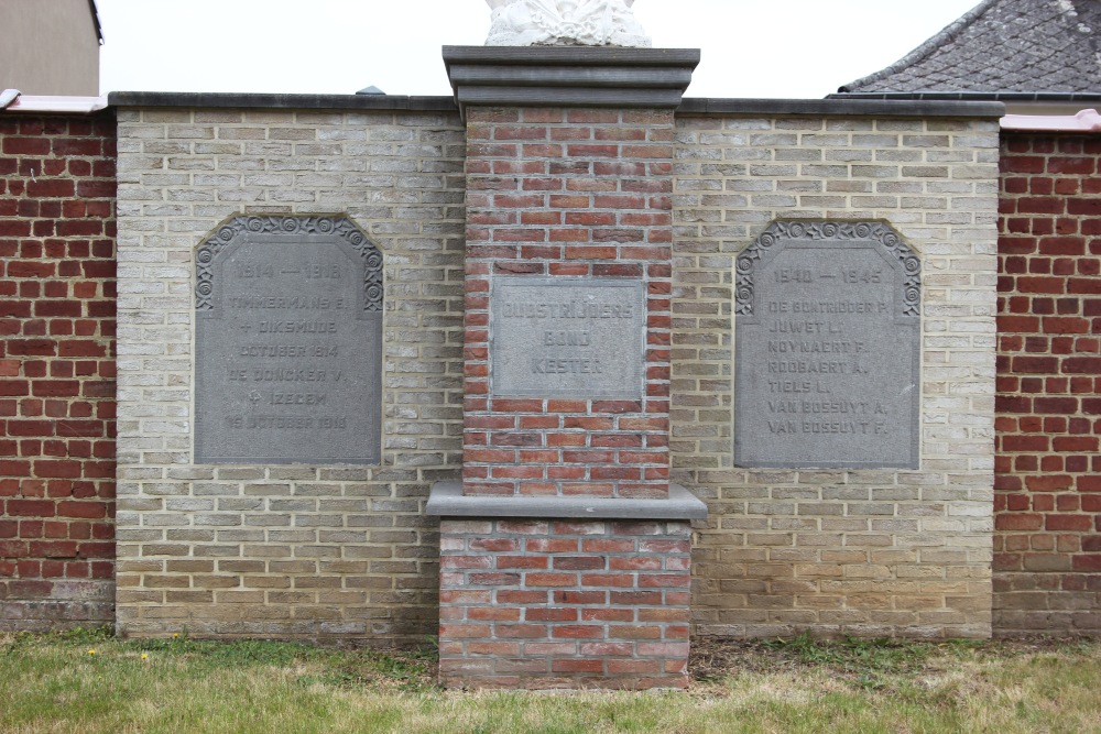 Oorlogsmonument - Heilig Hartbeeld Kester #3