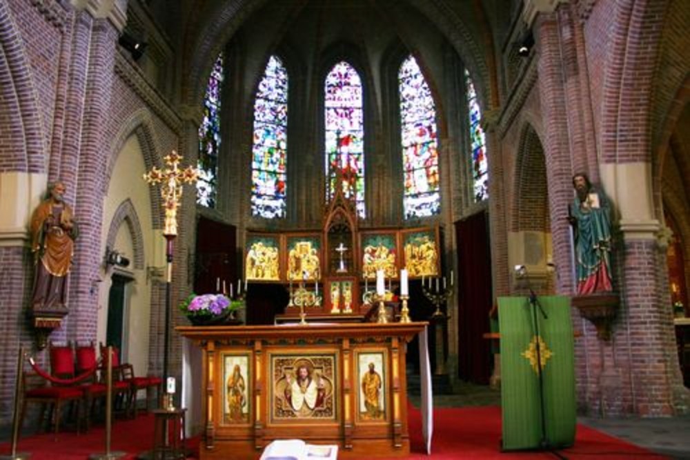 Remembrance Windows Roman Catholic Church Dokkum