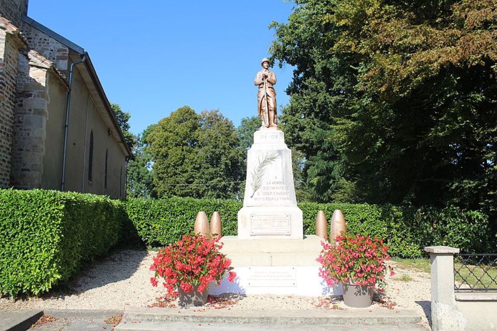 Oorlogsmonument Saint-Didier-d'Aussiat #1