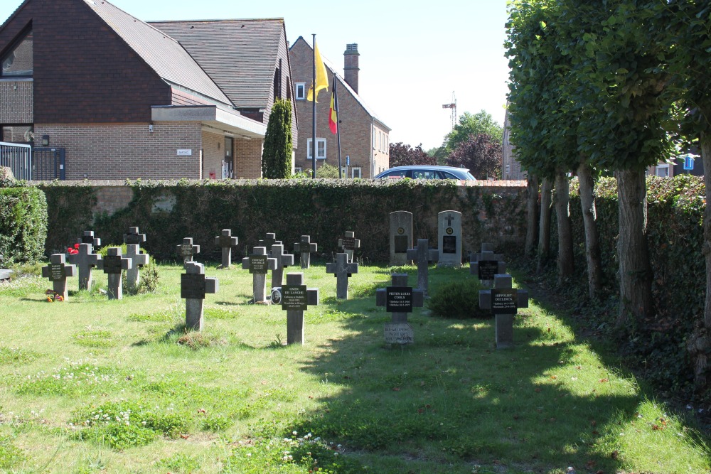 Belgian Graves Veterans Jabbeke Churchyard #1