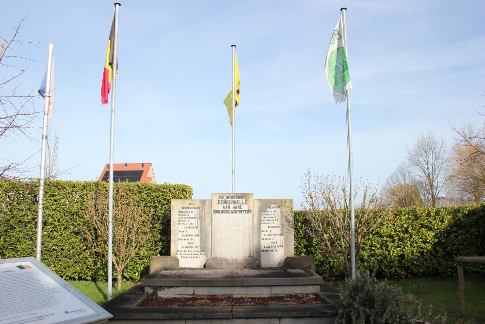 Oorlogsmonument Begraafplaats Denderbelle #1
