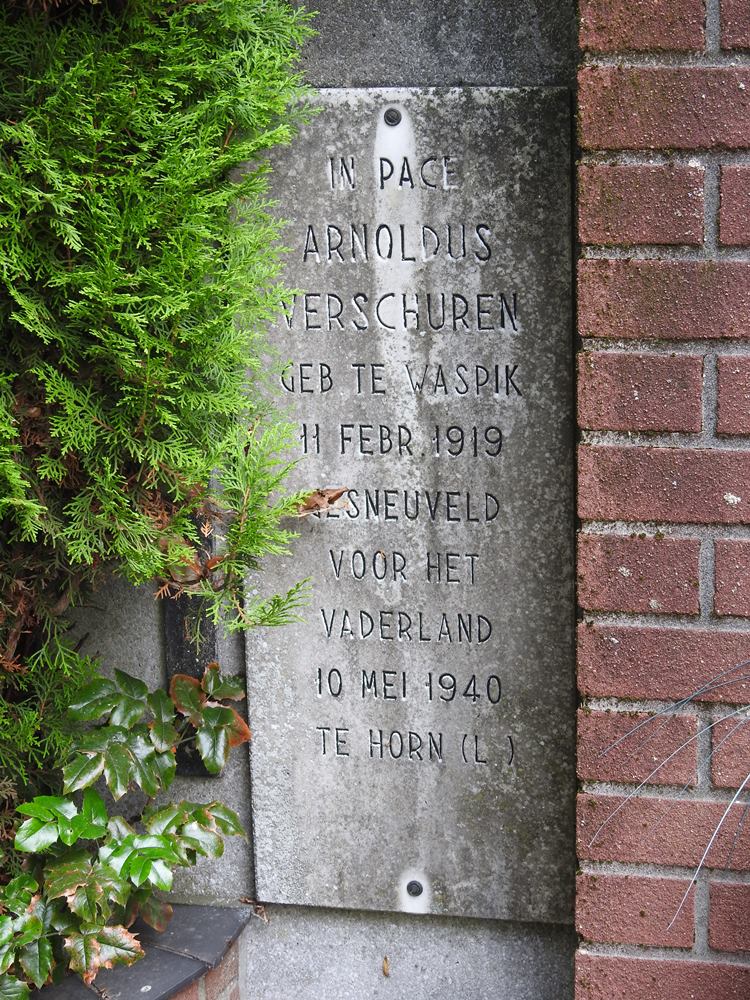 Dutch War Grave Roman Catholic Churchyard Waspik-Zuid #3