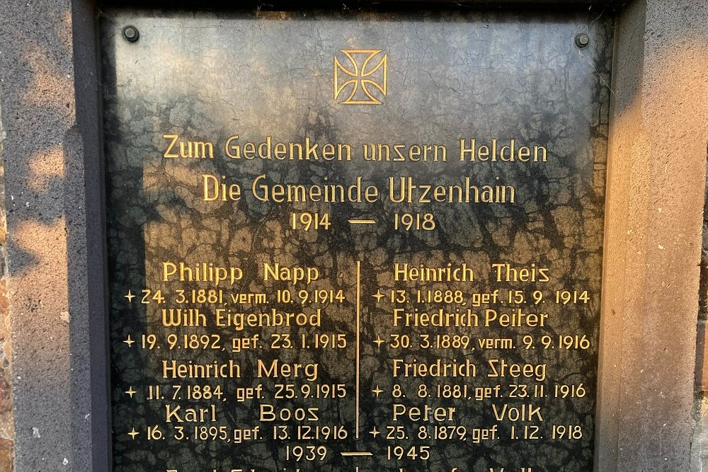 Oorlogsmonument Utzenhain #4