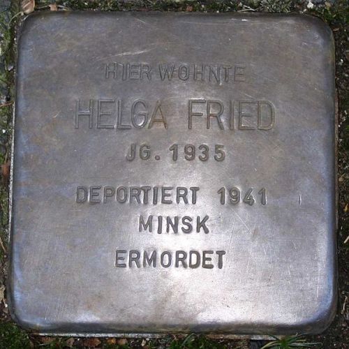 Stolpersteine Markomannenstrae 32 #3