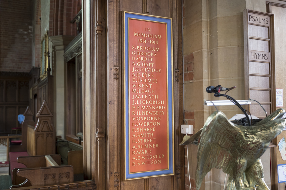 Memorials Saint Peter's Church Woodhall Spa #2