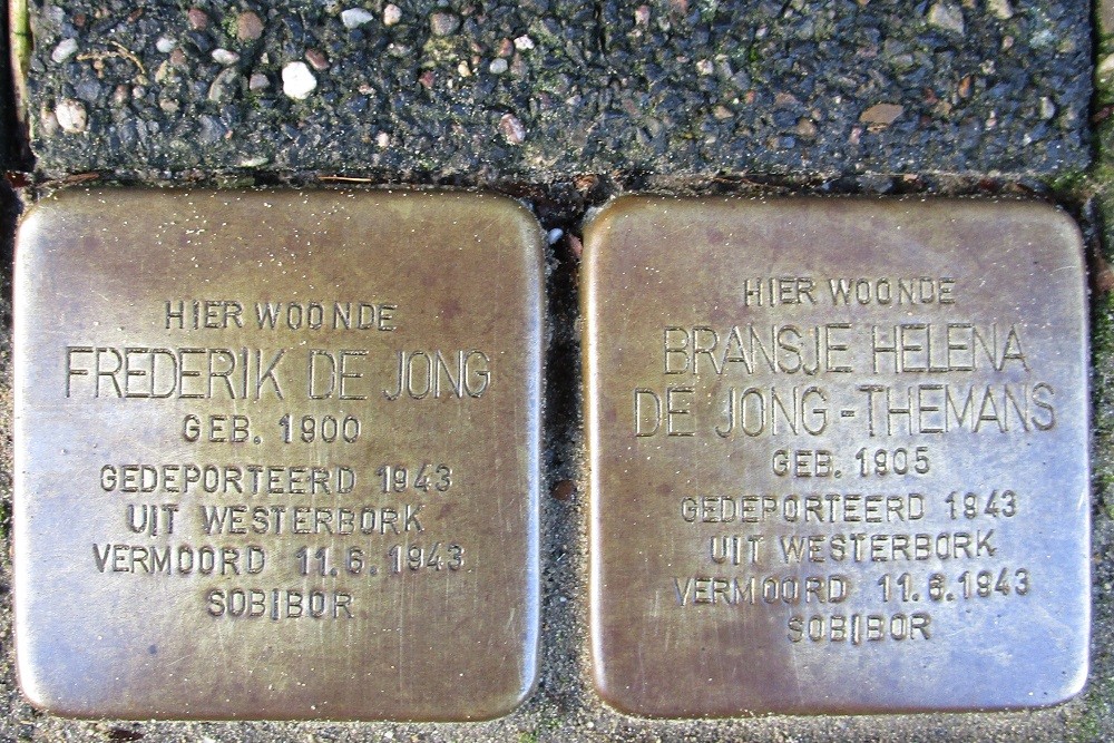 Stolpersteine Cornelis van der Lijnstraat 73 #2