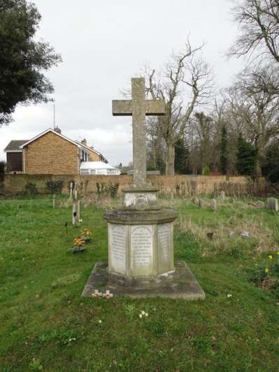 Oorlogsmonument Holton St Peter #2