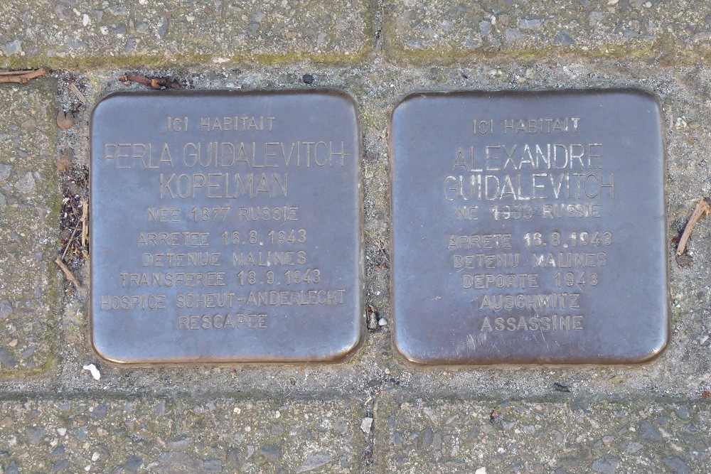 Stolpersteine Vilain XIV-straat 40 #1