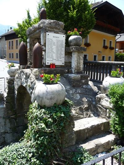 Oorlogsmonument Reisach, Stranig en Goderschach #2