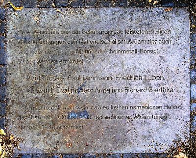 Memorial Resistance-group Mannhart