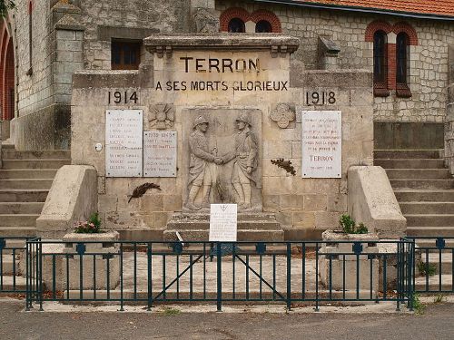 Oorlogsmonument Terron-sur-Aisne