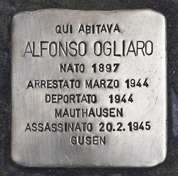 Stolperstein Via Vincenzo Gioberti 69 #1