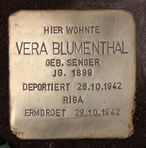 Stolpersteine Friedbergstraße 14 #2