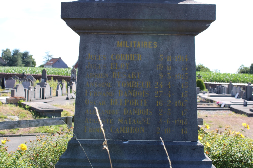 War Memorial Pont-à-Celles #5