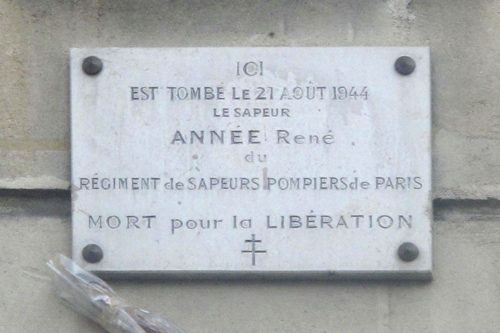 Gedenktekens Slachtoffers Bevrijding van Parijs #2