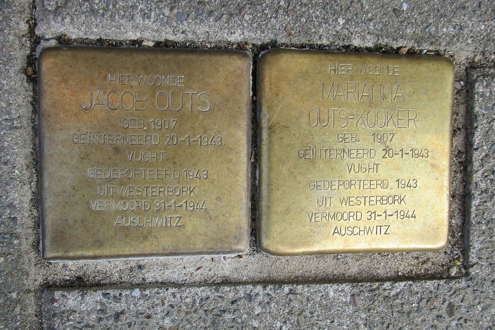 Stolpersteine Transvaalstraat 44