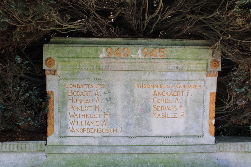 Oorlogsmonument Wanfercée-Baulet	 #4