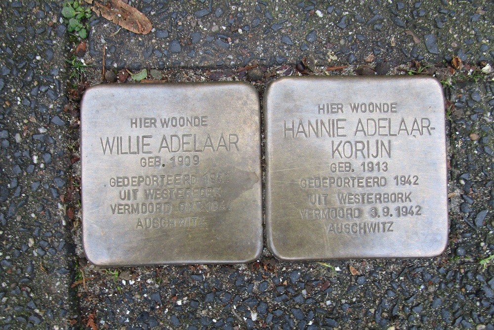 Stolpersteine Koningin Wilhelminalaan 508c #1