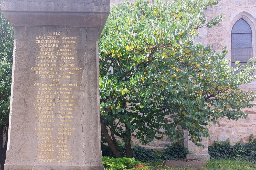Oorlogsmonument Rozier-en-Donzy #2