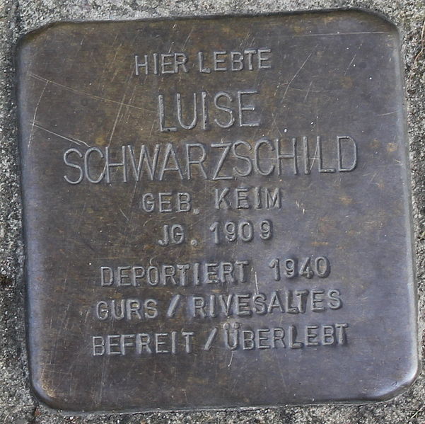 Stumbling Stones Steinstraße 30 #3