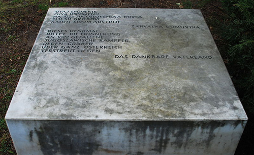 Yugoslavian War Memorial Zentralfriedhof #2