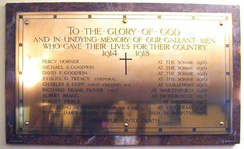 War Memorial St. Matthias’ Church of Ireland #1