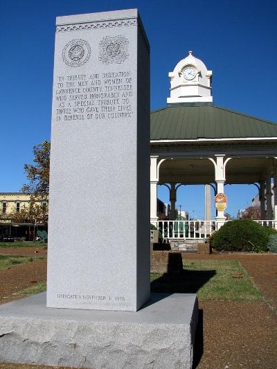 Monument Veteranen Lawrence County
