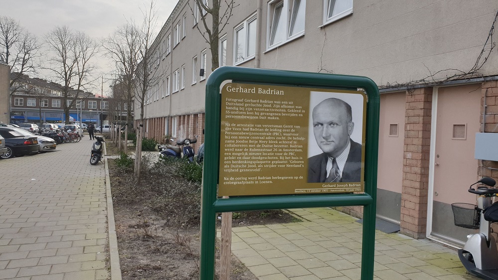 Memorial Plates Slotermeer Badrianhof #2