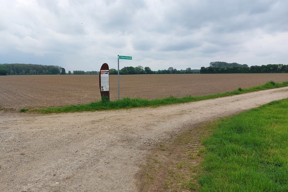 Cycle Route Wings of Freedom: Crash Site Spitfire Mk XIV, RK895, Code 3W-E #3