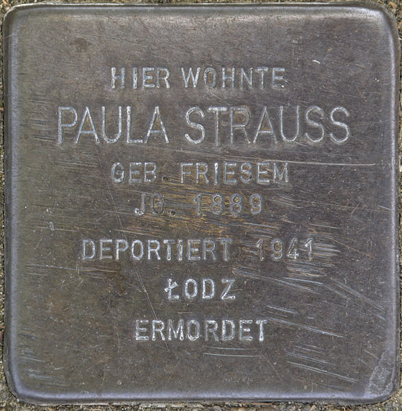 Stumbling Stones Kronprinzenstraße 7 #2