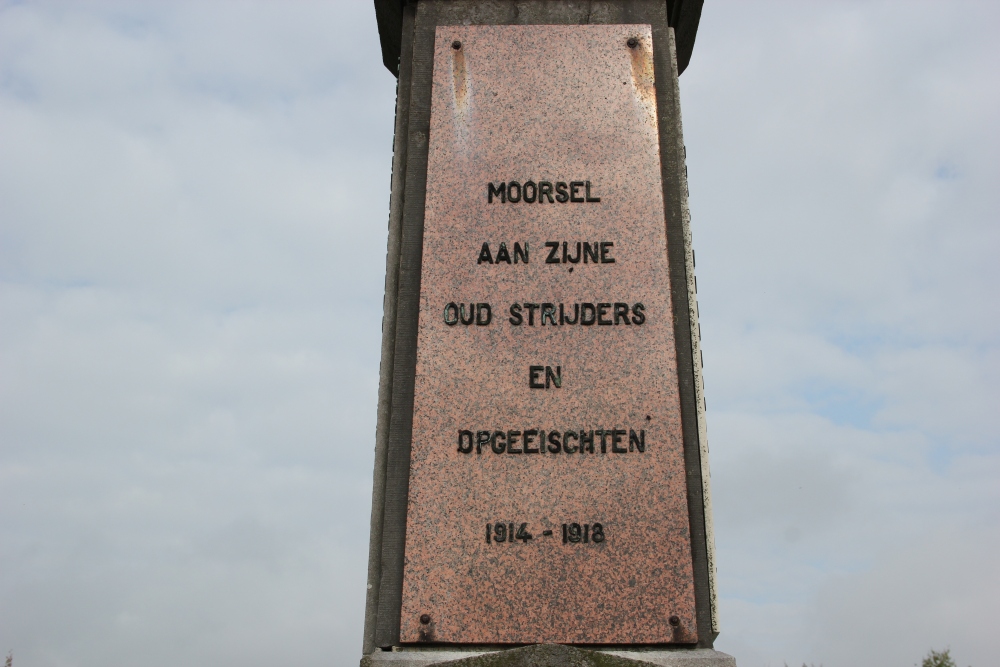 Oorlogsmonument Eerste Wereldoorlog Begraafplaats Moorsel #2