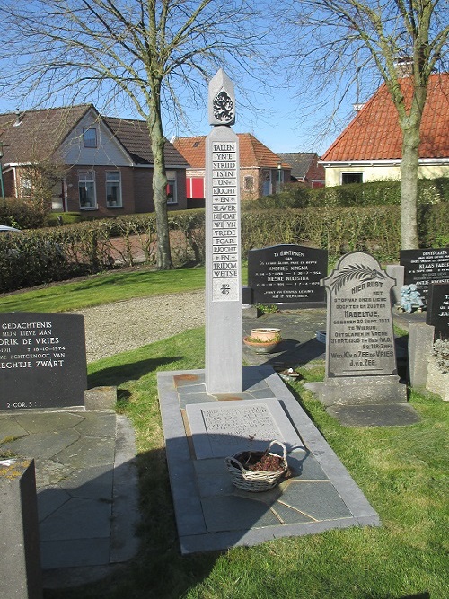 Dutch War Grave Protestant Churchyard Nes #2