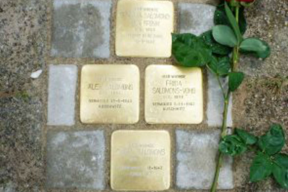 Stolpersteine Nordhornschestraat 70 (nu nr: 60) #1