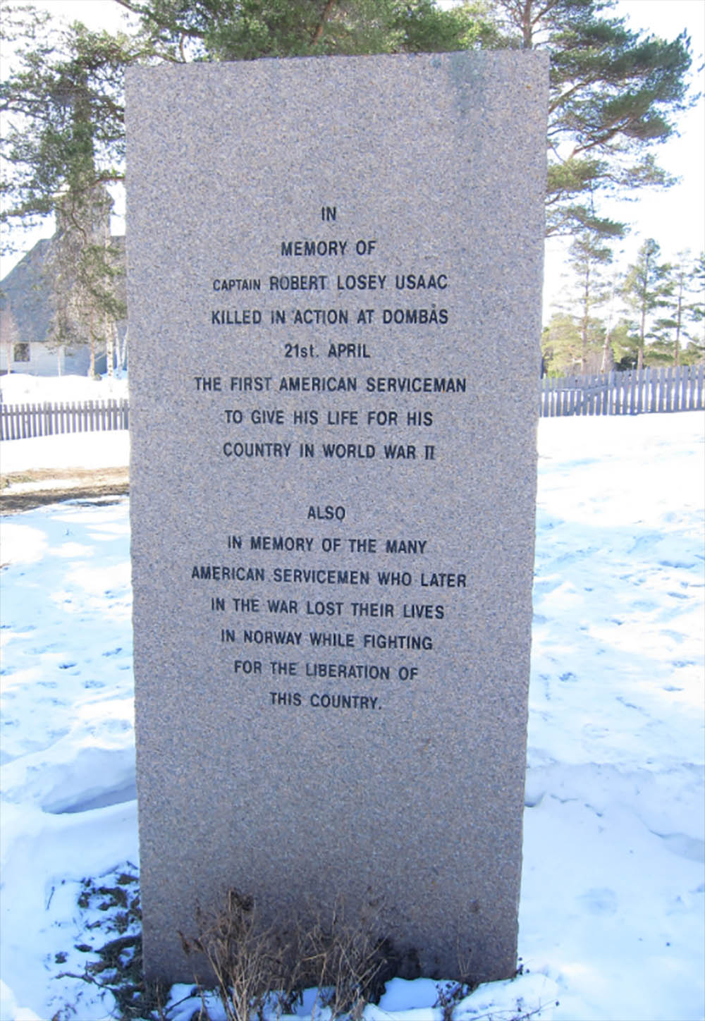 Monument Captain Robert Losey