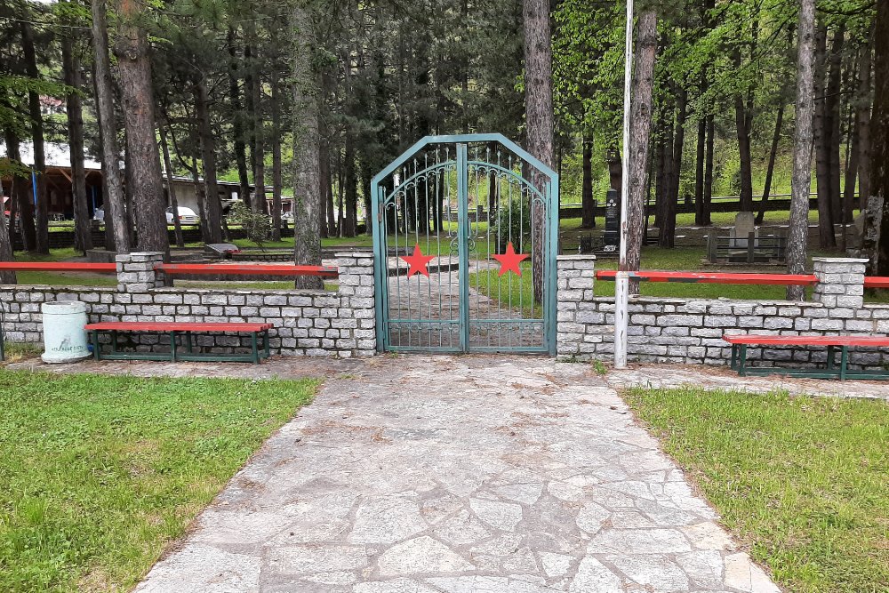 Montenegrin Partisans Cemetery Grotulja Podbišće