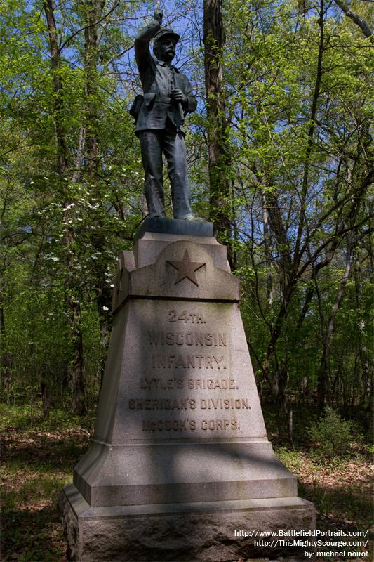 Monument 24th Wisconsin Infantry Regiment