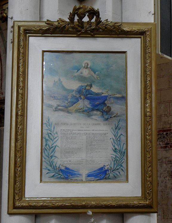 Monument Eerste Wereldoorlog Placé