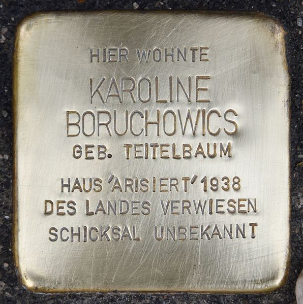 Stolpersteine Josef-Huber-Gasse 4