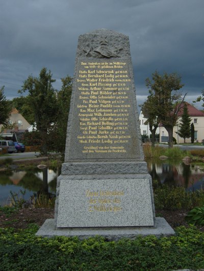 Oorlogsmonument Peickwitz