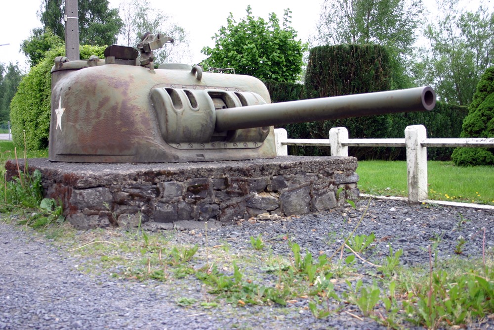 Remains Sherman Turrets Direction Bertogne #2