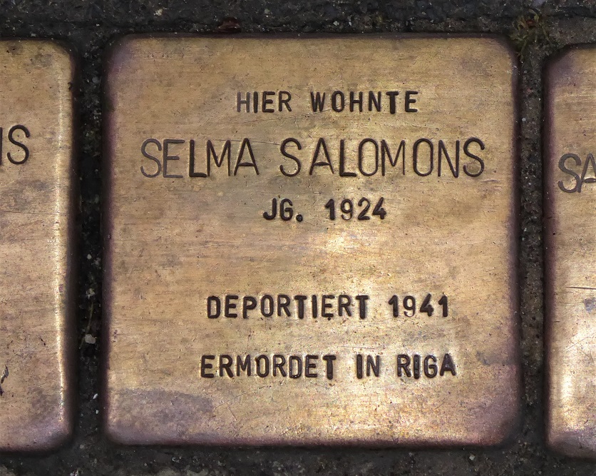 Stolpersteine Sonnenstrae 74 #3